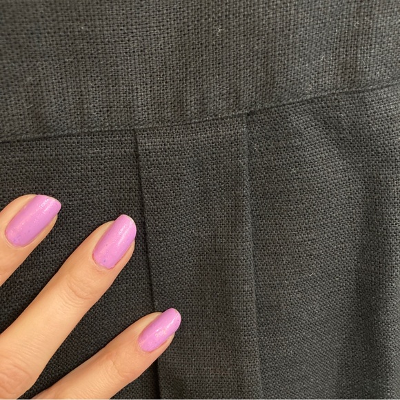 Men’s Zara long sleeve quarter button up cotton shirt black medium lightweight - Picture 6 of 6